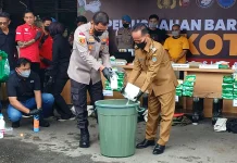 Polres Sintang Musnahkan 57,55 Kg Sabu Hasil Pengungkapan Kasus Narkotika