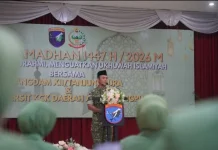 Danrem 121/Abw Terima Kunjungan Safari Ramadan Pangdam XII/Tanjung Pura