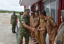 Danrem Bersama Pangdam Tanjung pura Tinjau Pembangunan KDKMP