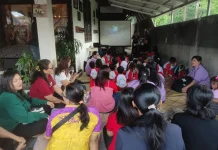Kenalkan Budaya sejak dini, TK Santa Maria Kunjungi Galeri Kain Pantang