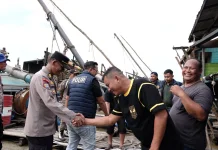 Polres Sintang Lakukan  Pencegahan Aktivitas Pertambangan Emas tanpa Ijin