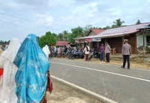 Polsek Binjai Hulu Lakukan Pengamanan Salat Idulfitri 1447 H