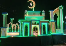 Masjid Al-Huda Desa Binjai Hulu Juara 1 Lomba Mobil Hias Pawai Takbir Keliling 1447 H