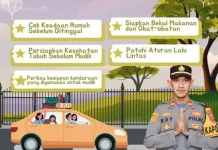Polsek Binjai Sampaikan Pesan Keselamatan dalam Perjalanan Mudik