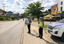 Puncak Arus Balik Lebaran, Polres Sekadau Pastikan Kelancaran Lalu Lintas
