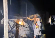 Kebakaran Hanguskan Empat Rumah Kontrakan di Kuala Berlian, Melawi