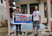 Polsek Silat Hulu Intensifkan Edukasi Bahaya Karhutla