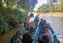 Pencarian Warga Diduga Tenggelam di Sungai Cina, Tim Sisir Aliran Sungai