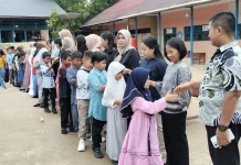 SDN 06 Sintang Gelar Halal Bihalal Moderasi Beragama