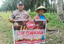 Polsek Belimbing Bersama Petani Sawit Komitmen Stop Karhutla
