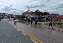 Polres Sekadau Cegah Laka Lantas akibat Tumpahan BBM
