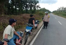 Polsek Binjai Hulu Razia Rutin Kanlpot Brong