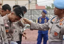 Bidpropam Polda Kalbar Gelar Gaktibplin di Polres Sintang
