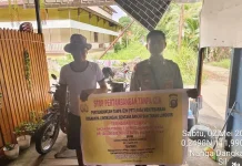 Polsek Silat Hulu Sampaikan Larangan Aktifitas Pertambangan Emas tanpa Izin