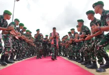 Danrem 121/Abw dampingi ‎Pangdam XII/Tpr Kunjungi Kodim 1204/Sanggau