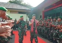 Pangdam XII/Tanjungpura Kunjungi Kodim 1206 Putusibau