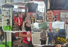 Cegah Kecurangan, Polsek Sungai Tebelian Intensifkan Patroli di SPBU