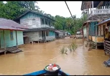 Desa Selangkai Kapuas Hulu Terendam Banjir