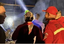 Empat Ruko di Jalan YC Oevang Oeray Sintang Hangus Terbakar