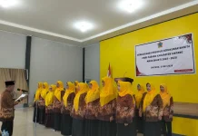 Pengurus Kerukunan Wanita PWRI Dikukuhkan