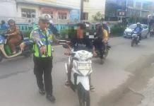 Satlantas Polres Melawi Gencar Tegur Pelanggar Lalu Lintas