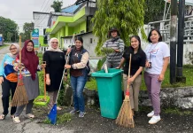 Hari Jadi Kota Sintang, BRI Dukung Pemkab Sintang Gerakan Bersih Lingkungan