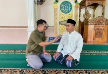 Jamaah Sholat Idul Adha di Masjid Assyakirin Sintang Membludak