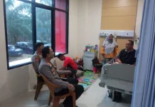 Kapolres Sekadau Pantau Kesehatan Anggota
