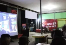 Kodim 1206/Putusibau Adakan Nobar Piala Dunia 2026