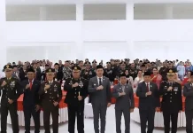 Bupati Kapuas Hulu Hadiri Peringatan Hari Bhayangkara ke-80