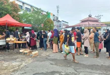 Warga Berharap Gerakan Pangan Murah Rutin Digelar di Sintang