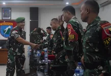 Purna Tugas Pamtas RI, Danrem 121/Abw Berikan Apresiasi dan Penghargaan
