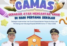 Gerakan Ayah Mengantar Anak di Hari Pertama Sekolah (GAMAS)