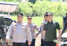 Bupati Kapuas Hulu Pantau Pelaksanaan Pilkades Serentak di TPS