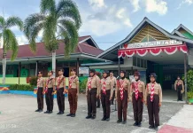 MTs Negeri 1 Sintang Mengelar Pelepasan Peserta Jambore Nasional 2026