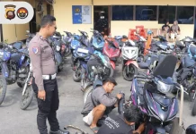 40 Sepeda Motor Berknalpot Brong Diamankan Polres Sintang