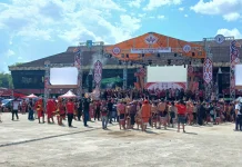 Gawai Dayak Satukan Persaudaraan Dayak Indonesia dan Malaysia