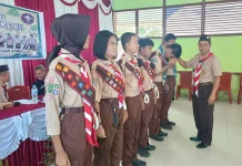 Kwarran Binjai Hulu Bangga Enam Siswa SMPN 1 Binjai Hulu Ikuti Jamnas XII di Cibubur