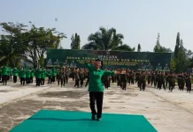 Korem 121 Alambana Wanawai Sintang Adakan Senam Bersama