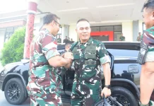 Danrem 121/Abw Sambut Kedatangan Waasops Kasad di Bandara Supadio Pontianak