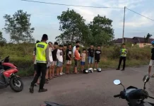 Polres Melawi Hunting, Tertibkan Knalpot Brong