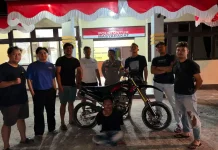 Tim URC Polres Melawi Amankan Tersangka Pencurian Sepeda Motor di Desa Paal