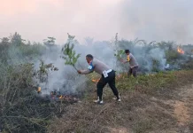 Cegah Karhutla, Polres Melawi Intensifkan Ground Check Titik Api