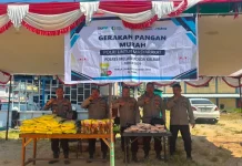 Polres Melawi Gelar Gerakan Pangan Murah untuk Membantu Masyarakat