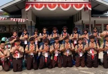 Gudep Darasuti MTs Negeri 1 Sintang Ikuti Lomba dan Perkemahan HUT Pramuka ke-65