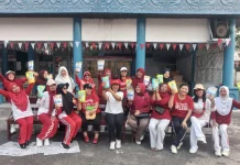 Meriahkan HUT Ke-81 RI, DWP Disdikbud Sintang Adakan Perlombaan