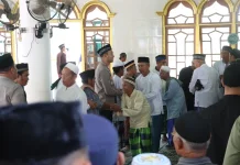 Kapolres Sekadau Silaturahmi ke Masjid Al-Muttaqin