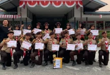 MTsN Sintang Raih Juara 1 LKBB HUT Pramuka ke-65