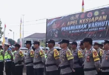 Polres Kapuas Hulu Gelar Apel Kesiapan Penanganan Karhutla