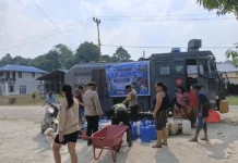 Polsek Puring Kencana Salurkan Air Bersih untuk Warga Perbatasan RI-Malaysia